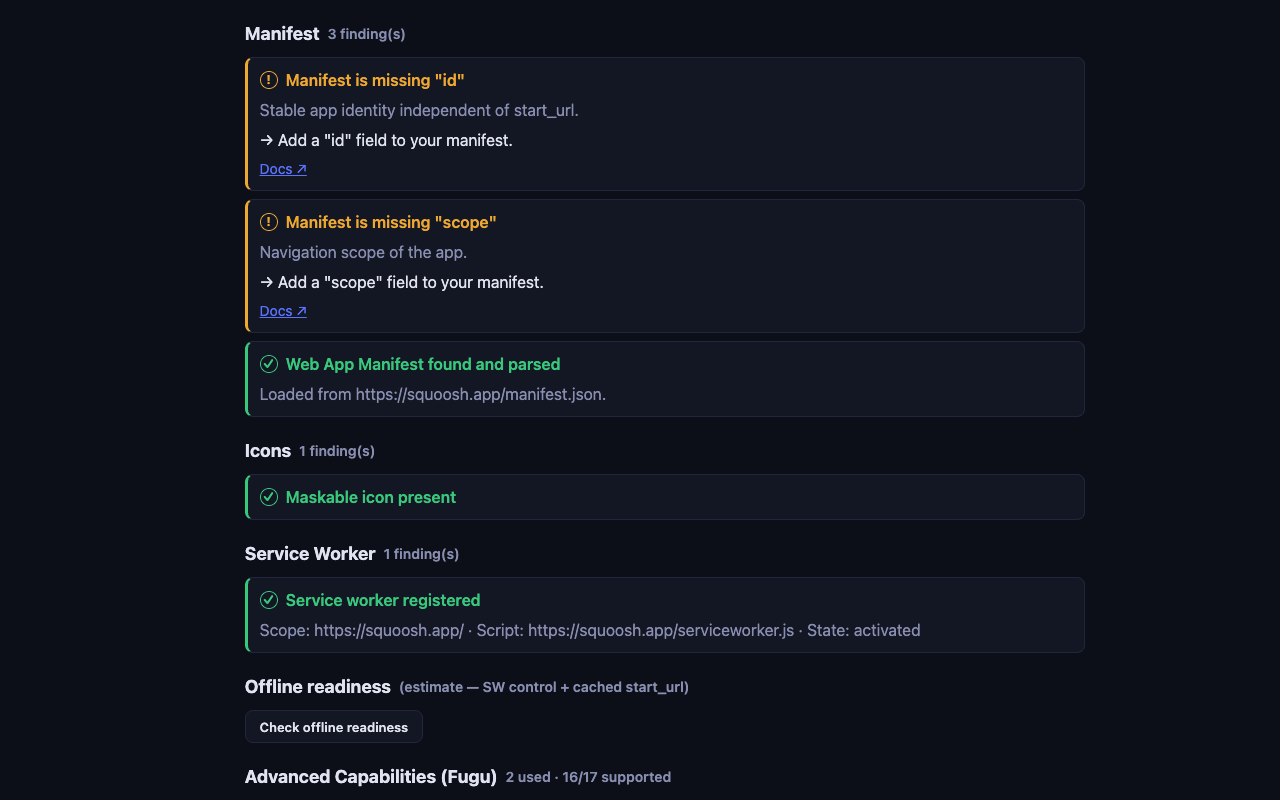 Findings and recommendations